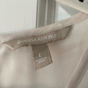 Banana Republic Off White Blouse
